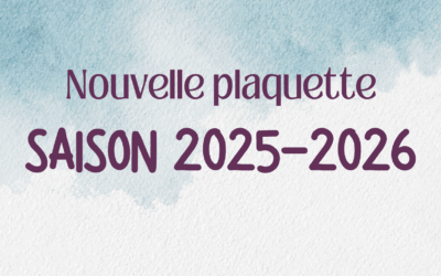 Nouvelle plaquette saison 2025-2026
